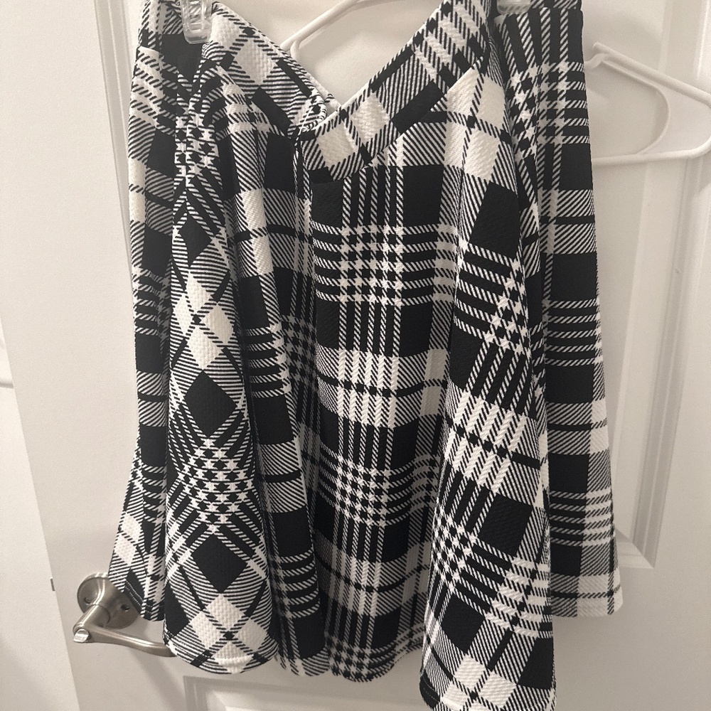 Black and white skirt